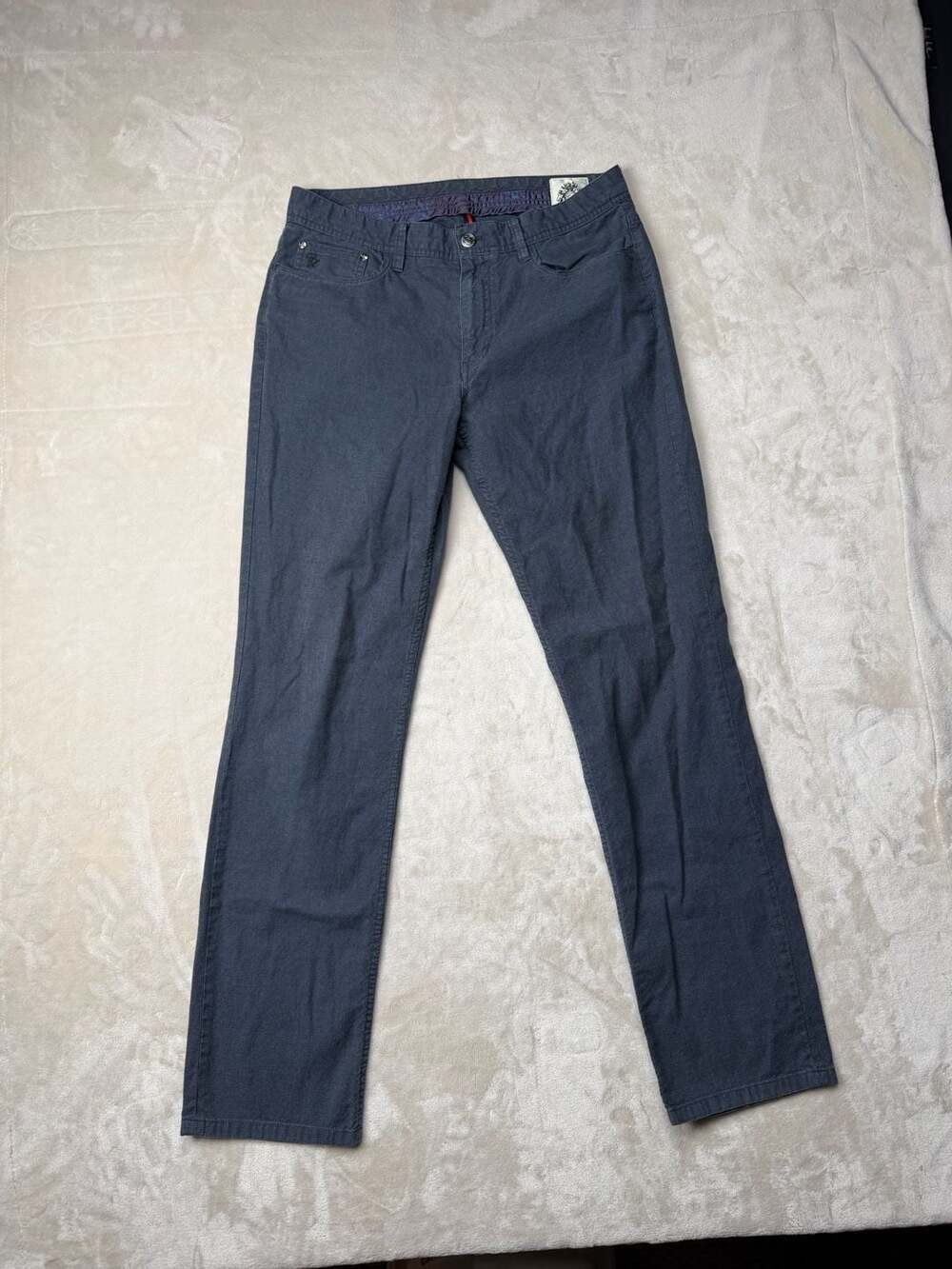 English Laundry Pants Size 32x34 Dark Gray Textured Cotton Blend